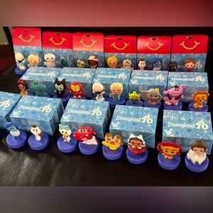 Disney 70th Anniversary McDonalds kids Happy Meal Disneyland toys 
PLEASE READ